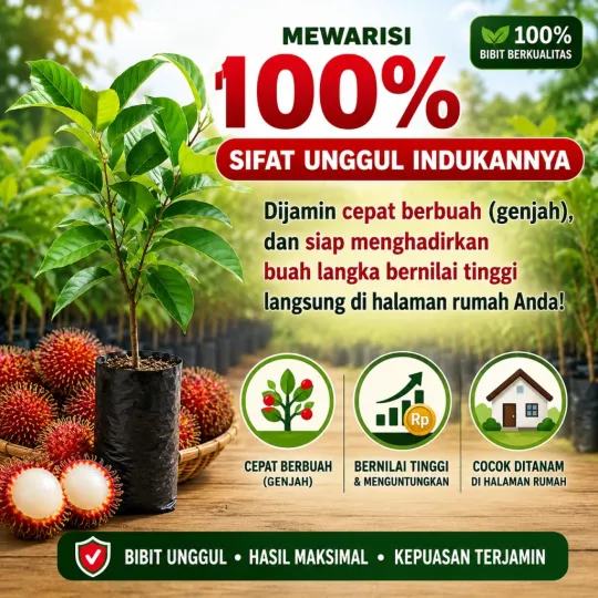 Masalah Bibit Rambutan Biasa vs Pulasan