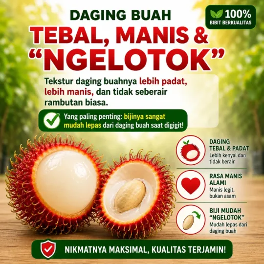 Solusi Bibit Rambutan Pulasan Unggul Okulasi